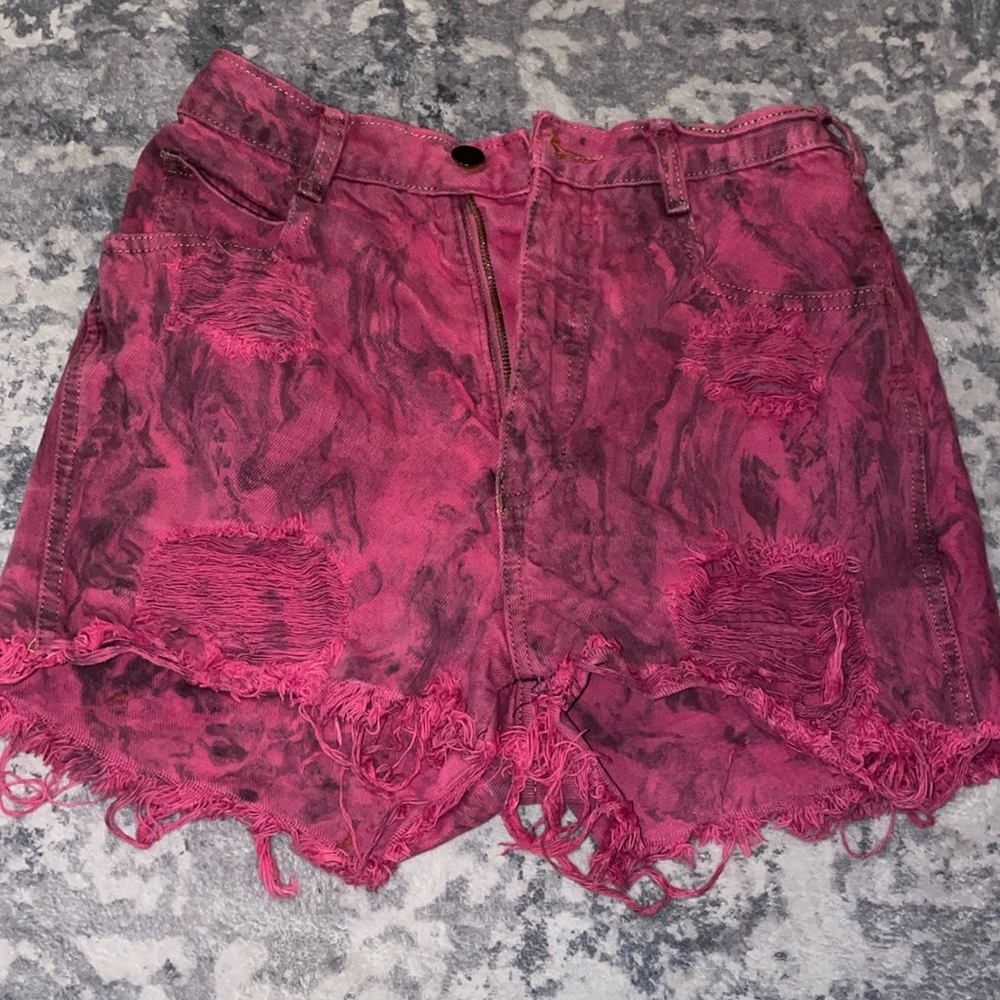 High Rise Funky Shorts